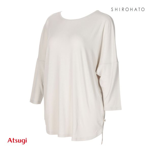 アツギ ATSUGI クリアビューティアクティブ ヨガウェア Tシャツ 7分袖 トップス レディース