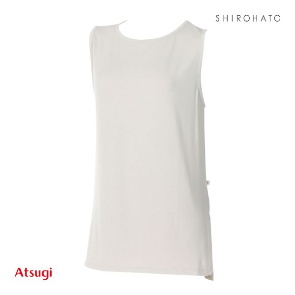 アツギ ATSUGI クリアビューティアクティブ ヨガウェア タンクトップ 襟ぐり浅め トップス レディース
