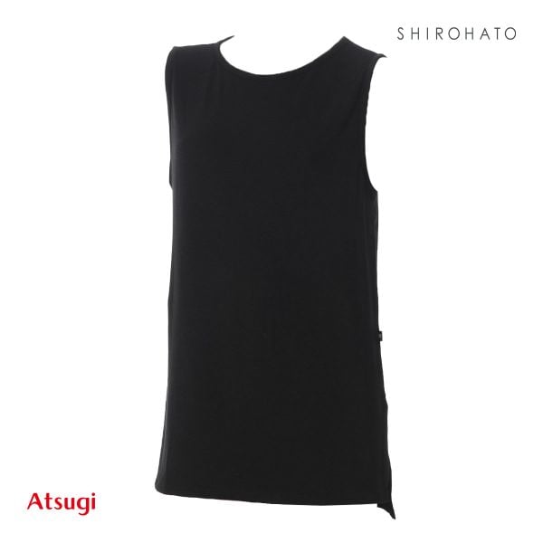 アツギ ATSUGI クリアビューティアクティブ ヨガウェア タンクトップ 襟ぐり浅め トップス レディース
