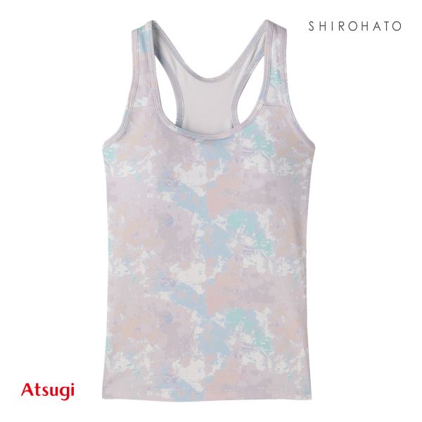 アツギ クリアビューティアクティブ ヨガウェア カップ付きタンクトップ ATSUGI トップス レディース