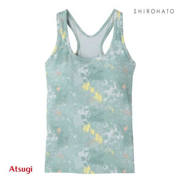 アツギ クリアビューティアクティブ ヨガウェア カップ付きタンクトップ ATSUGI トップス レディース