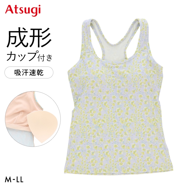 アツギ クリアビューティ アクティブ タンクトップ ATSUGI