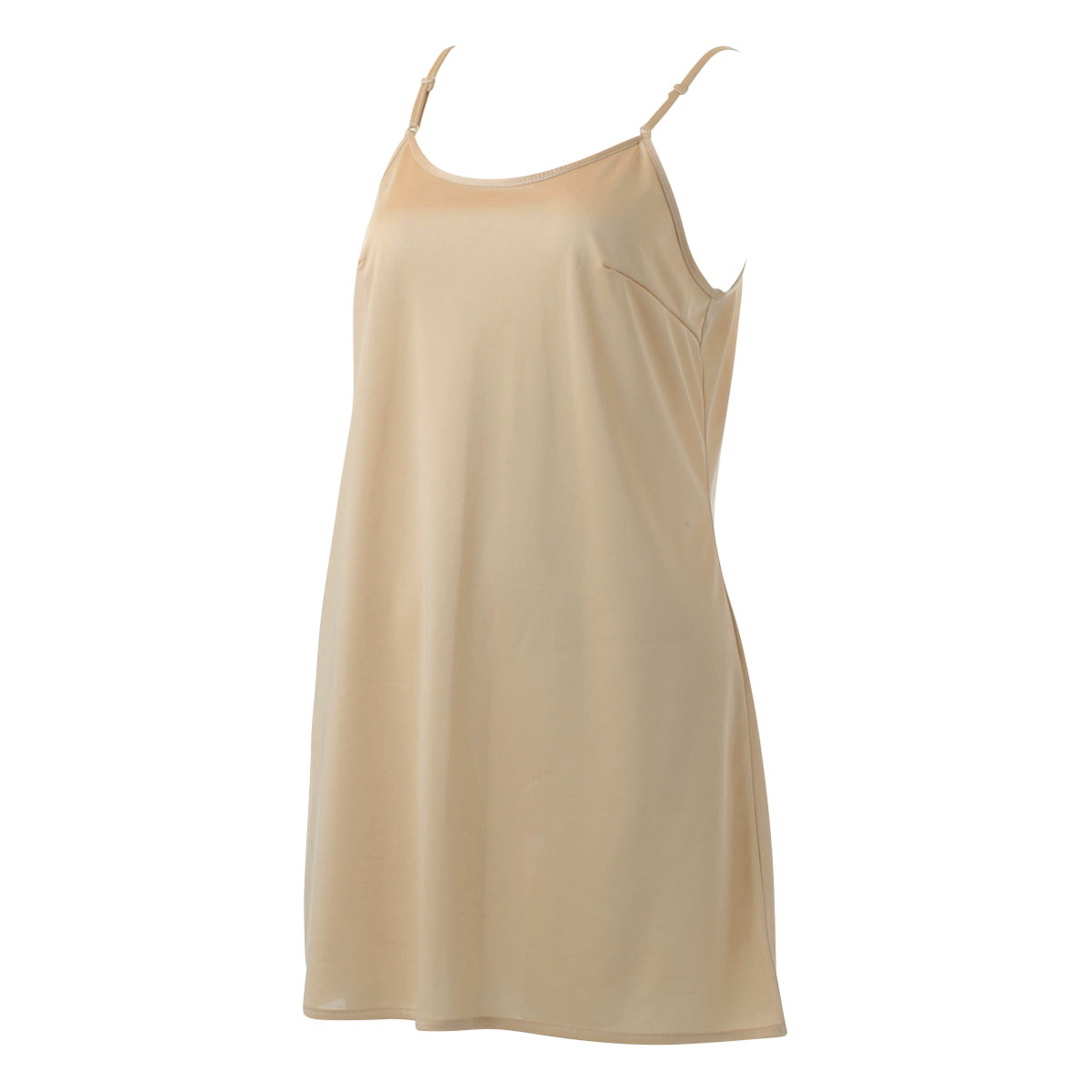 アツギ ATSUGI ヌードメイク NUDE Make スリップ ロング キャミソール インナー 吸汗速乾 静電気(BE-ベージュ-M)