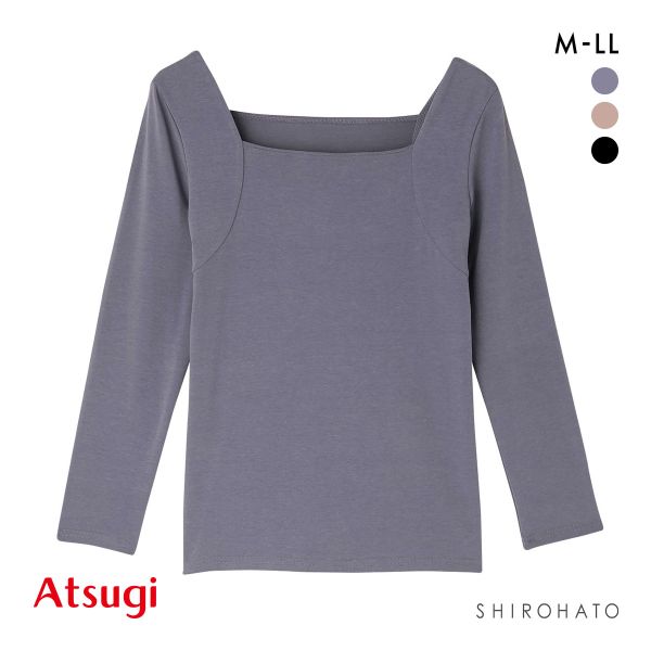 アツギ Yuragini 八分袖インナー レディース ATSUGI