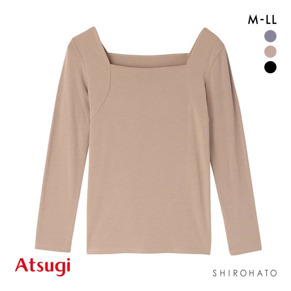 アツギ Yuragini 八分袖インナー レディース ATSUGI