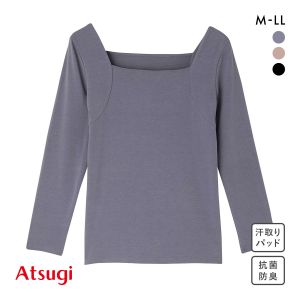 アツギ Yuragini 八分袖インナー レディース ATSUGI