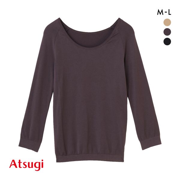 アツギ ATSUGI 着るタイツ プレーン 8分袖