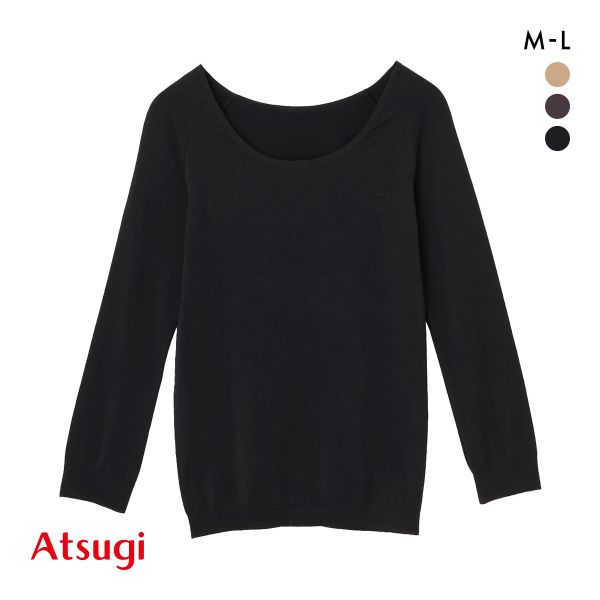 アツギ ATSUGI 着るタイツ プレーン 8分袖