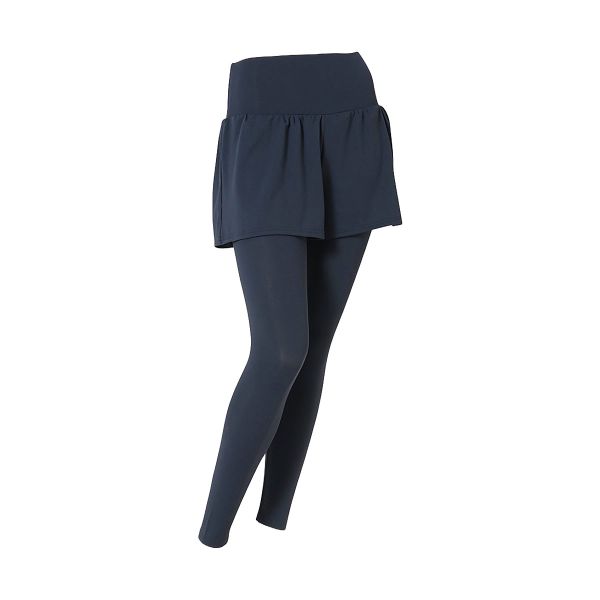 アツギ ATSUGI クリアビューティ アクティブ 重ね着風 10分丈 レギンス ヨガ