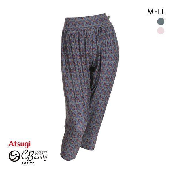 アツギ ATSUGI クリアビューティ アクティブ ドット柄 サルエルパンツ ヨガ ボトムス レディース アツギ ATSUGI クリアビューティ アクティブ ドット柄 サルエルパンツ ヨガ ボトムス レディース
