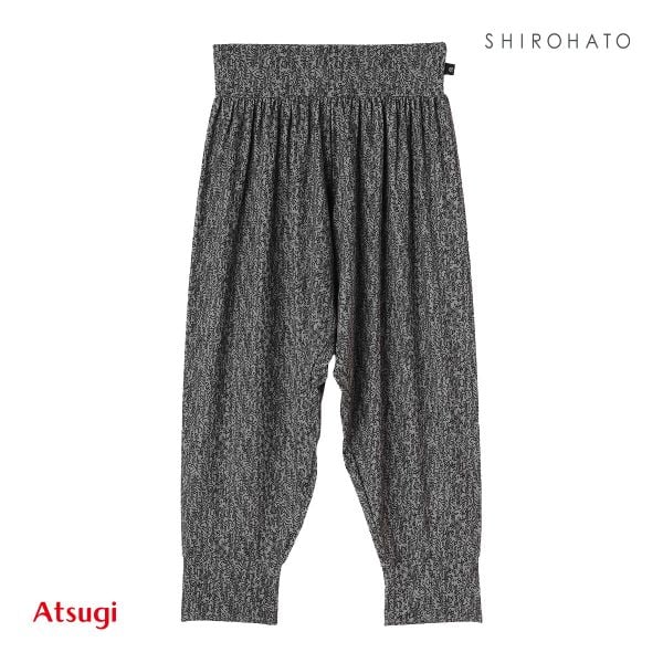 アツギ ATSUGI クリアビューティアクティブ クレマチス柄 サルエルパンツ ボトムス スポーツウェア ルームウェア レディース