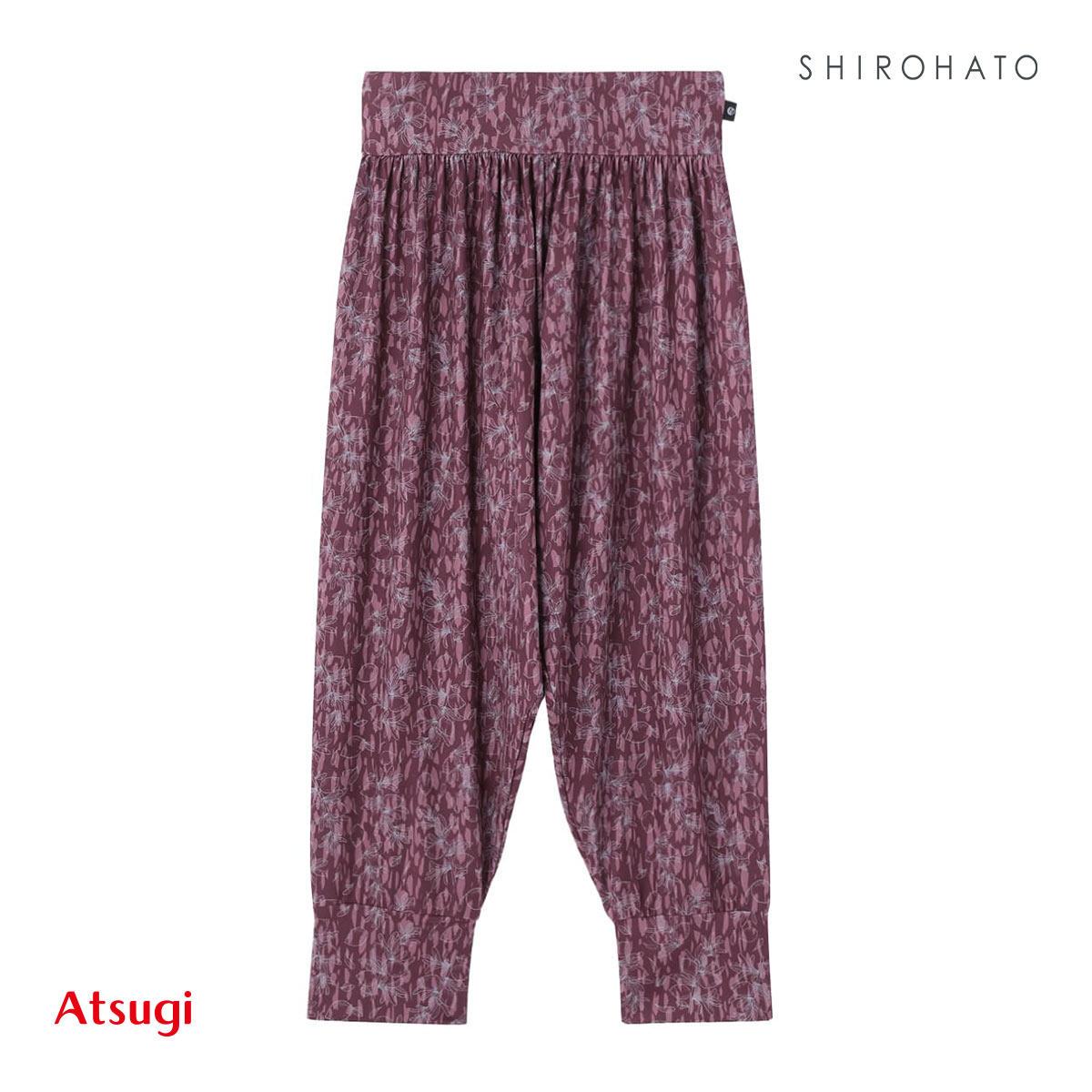 アツギ クリアビューティ アクティブ サルエルパンツ ATSUGI(BO-ボルドー-M)