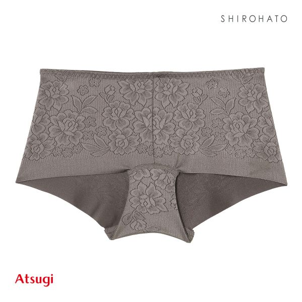 アツギ ATSUGI SLATTY スラッティ 花柄ジャガード ヘムショーツ ローライズ ローレッグタイプ お腹おさえ 単品