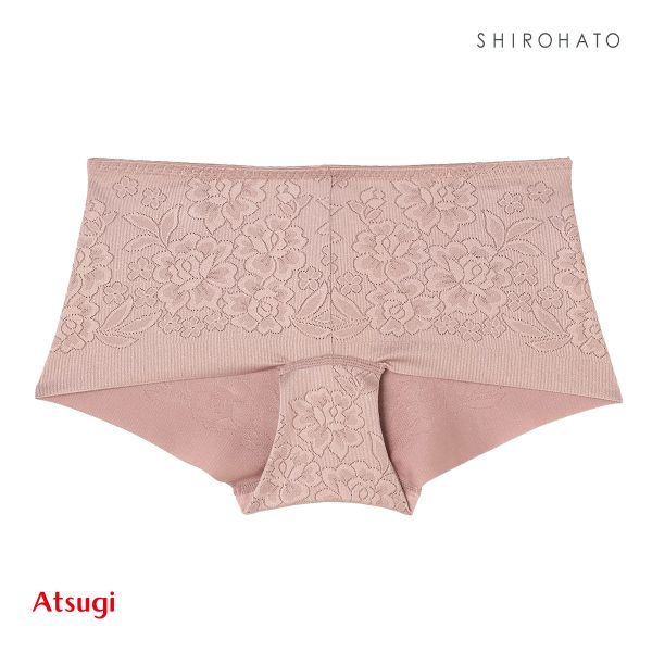 アツギ ATSUGI SLATTY スラッティ 花柄ジャガード ヘムショーツ ローライズ ローレッグタイプ お腹おさえ 単品