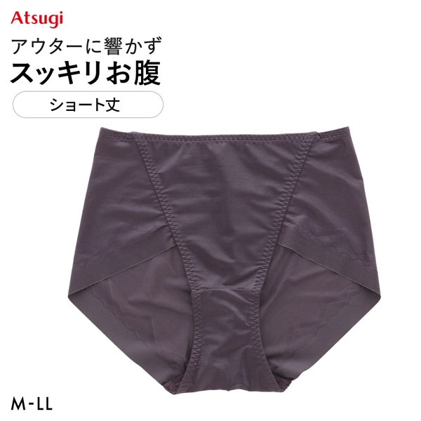 アツギ スラッティ ショート丈 お腹押さえ 足口フラット ATSUGI