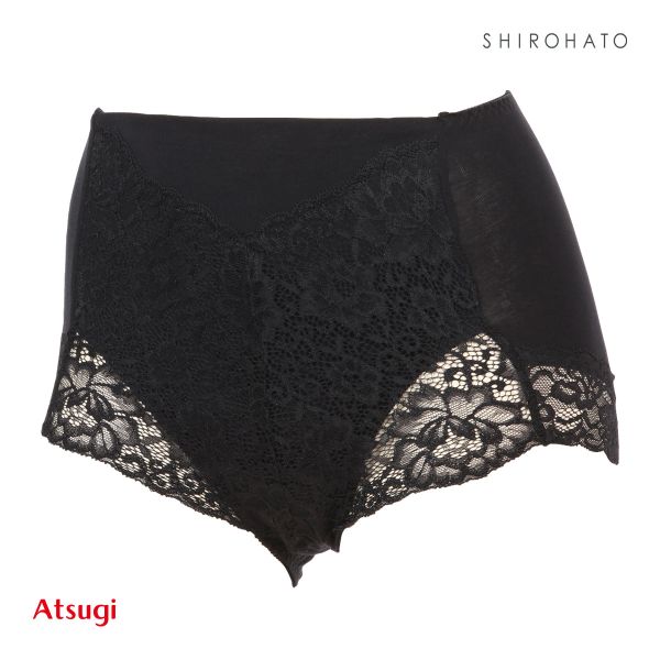 アツギ ATSUGI 3Dカバー ショーツ 綿95％ 深ばき お腹おさえ お尻すっぽり 包みこむ 3L 4L 大きいサイズ 単品