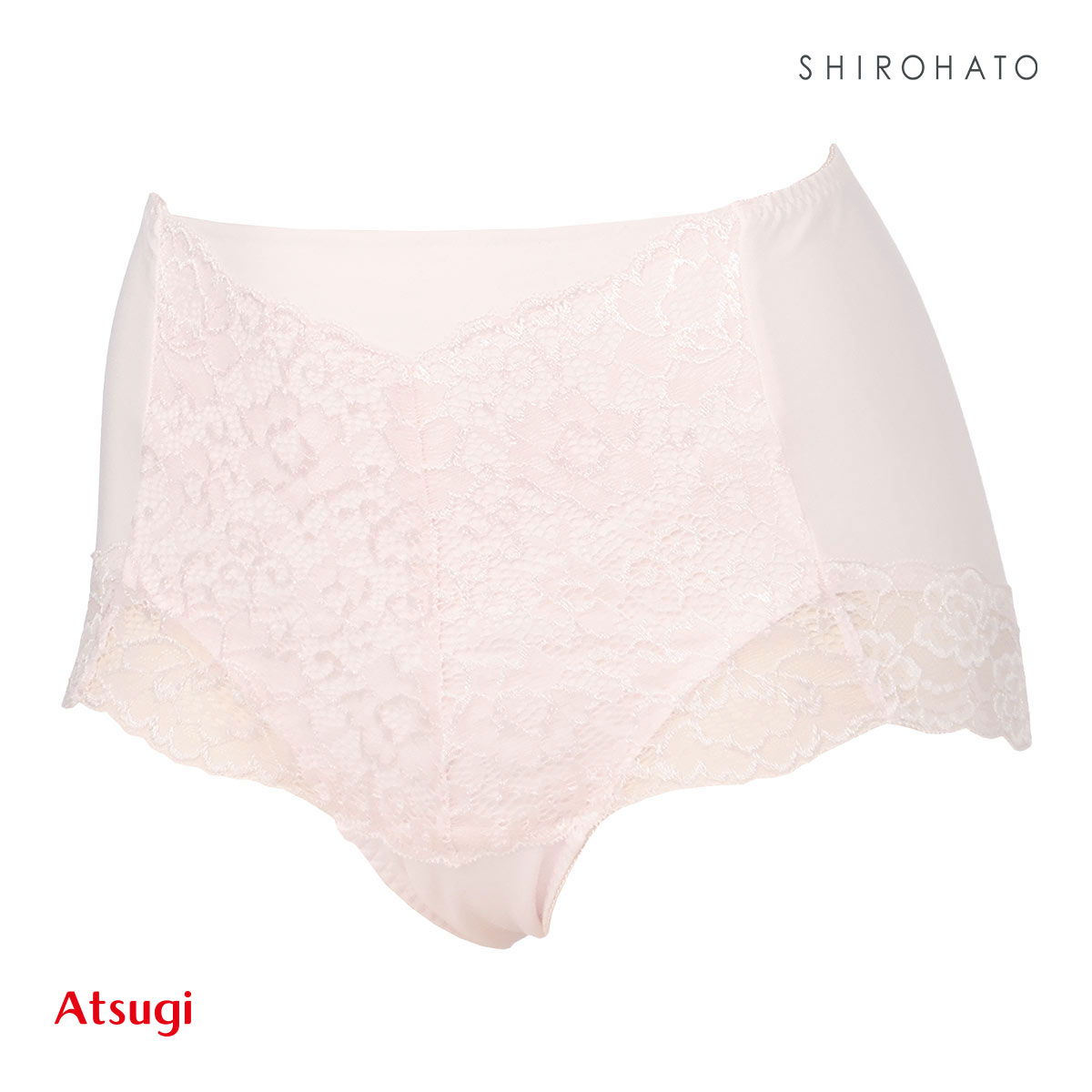 アツギ ATSUGI 3Dカバー ショーツ 綿95％ 深ばき お腹おさえ お尻すっぽり 包みこむ 3L 4L 大きいサイズ 単品(LPI-薄ピンク-3L)