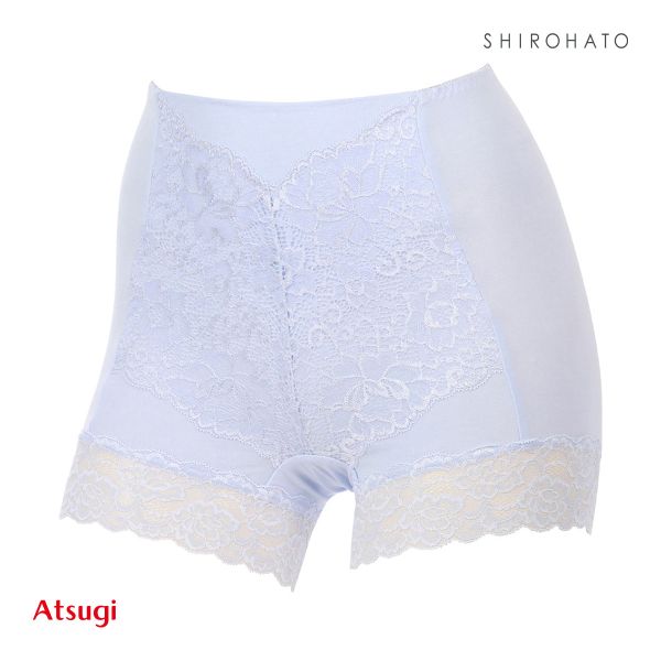 アツギ ATSUGI 3Dカバー ショーツ 1分丈 綿95％ 深ばき お腹おさえ お尻すっぽり 包みこむ 単品