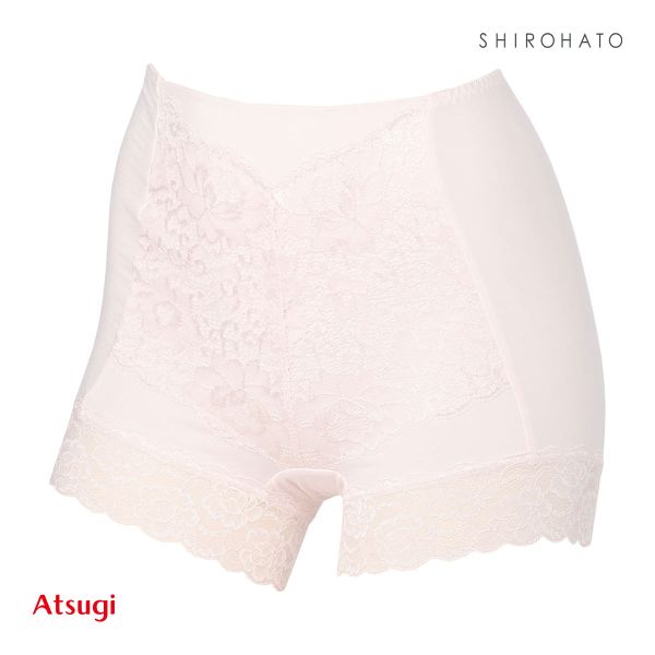 アツギ ATSUGI 3Dカバー ショーツ 1分丈 綿95％ 深ばき お腹おさえ お尻すっぽり 包みこむ 単品