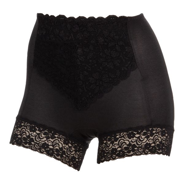 アツギ ATSUGI 3Dカバー ショーツ 1分丈 深ばき 深め お腹おさえ 綿混 光沢フライス 単品