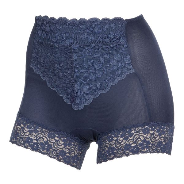 アツギ ATSUGI 3Dカバー ショーツ 1分丈 深ばき 深め お腹おさえ 綿混 光沢フライス 単品