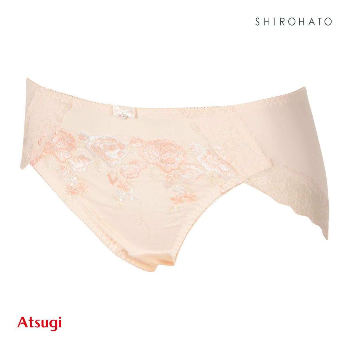 アツギ ATSUGI イーセレクト e-select ペアショーツ スタンダード M L LL 大きいサイズ 単品(LPI-薄ピンク-M)