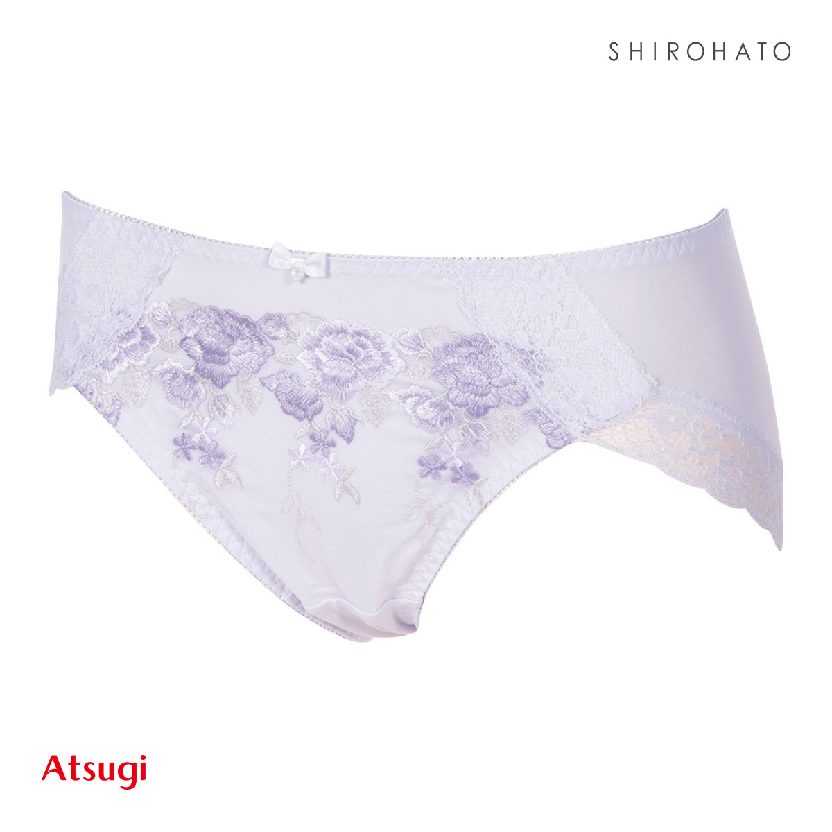 アツギ ATSUGI イーセレクト e-select ペアショーツ スタンダード M L LL 大きいサイズ 単品(LV-ラベンダー-M)