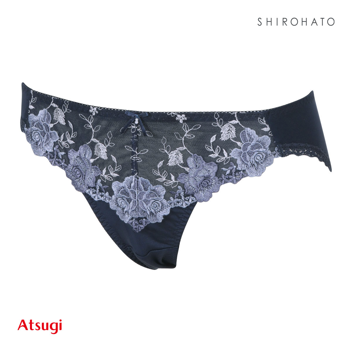 アツギ ATSUGI イーセレクト e-select スタンダードショーツ ペアショーツ M L LL 大きいサイズ 単品(NV-ネイビー-M)