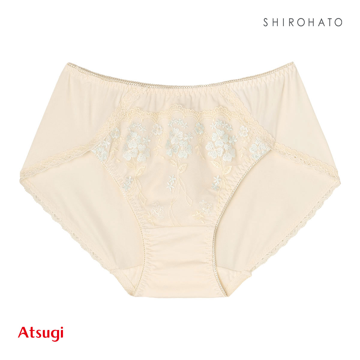 アツギ ATSUGI イーセレクト e-select ふんわり立体カップブラ ペアショーツ スタンダード 単品(IV-アイボリー-M)