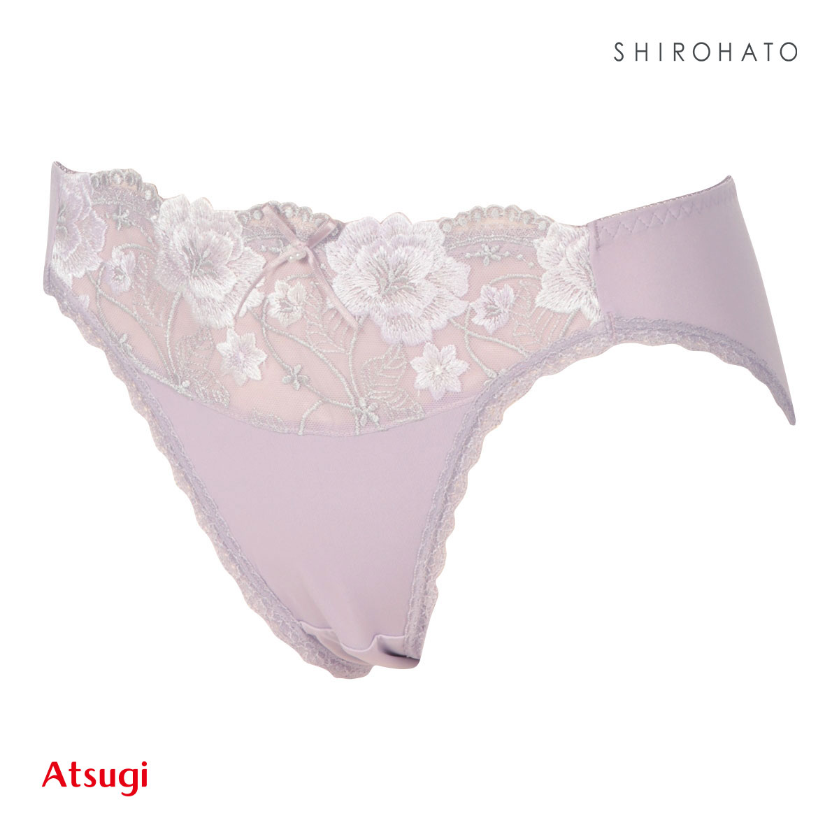 アツギ ATSUGI イーセレクト e-select ペアショーツ スタンダードショーツ M L LL 大きいサイズ 単品(LPU-薄パープル-M)