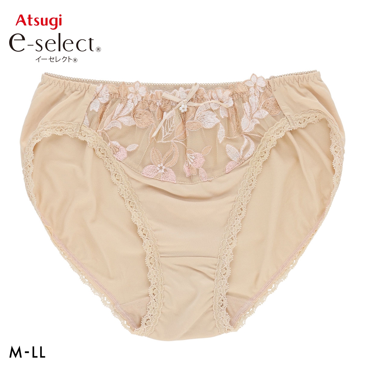 アツギ イーセレクト コーディネート ショーツ パンツ 大きいサイズ ATSUGI(BE-ベージュ-M)