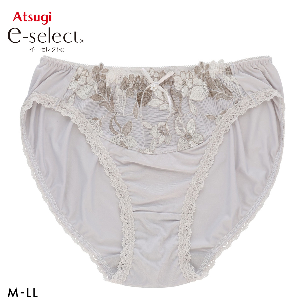 アツギ イーセレクト コーディネート ショーツ パンツ 大きいサイズ ATSUGI(LGY-薄グレー-M)