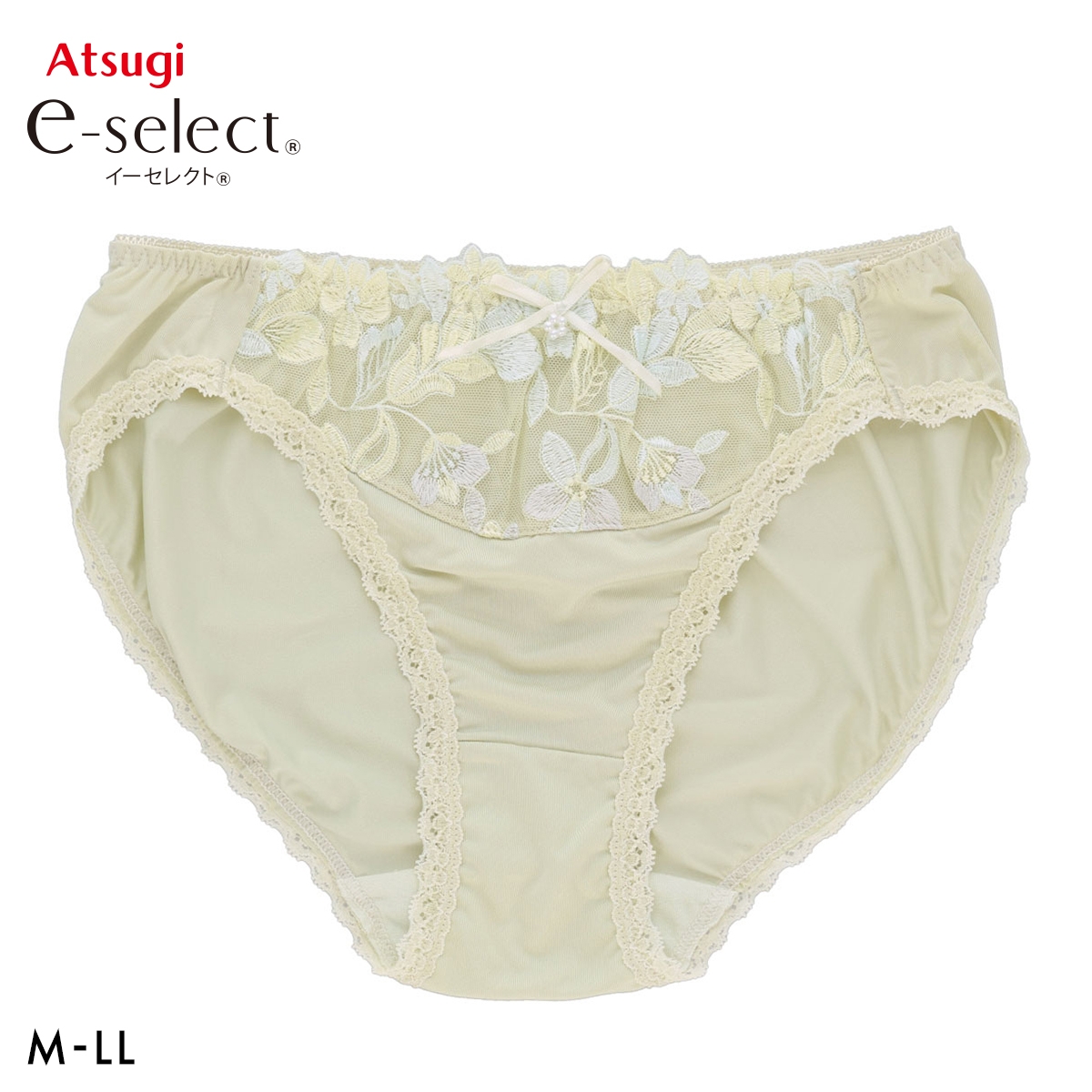 アツギ イーセレクト コーディネート ショーツ パンツ 大きいサイズ ATSUGI(YGR-イエローグリーン-M)