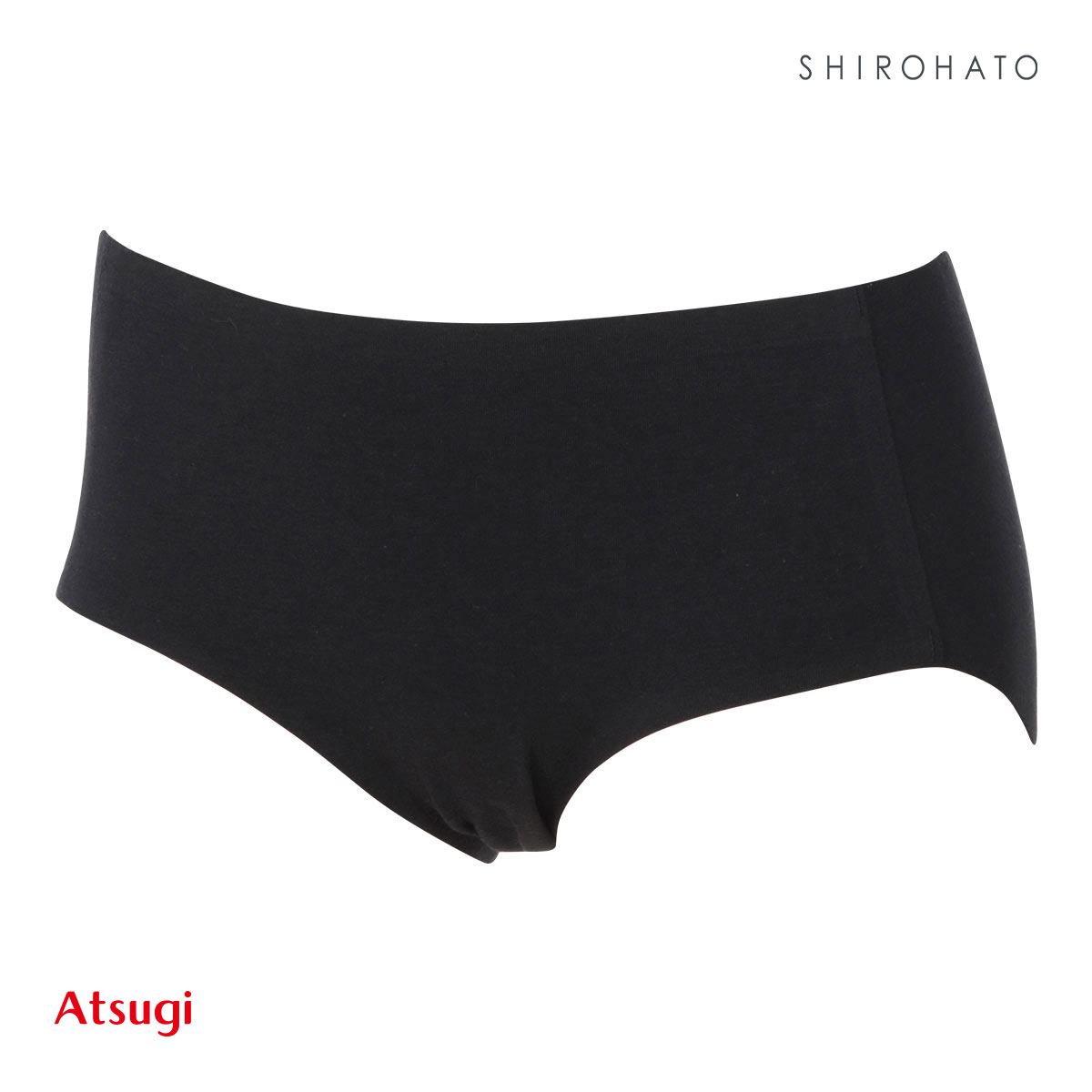 アツギ ATSUGI ヌードメイク NUDE Make やわらかショーツ スタンダード 単品(BK-ブラック-M)