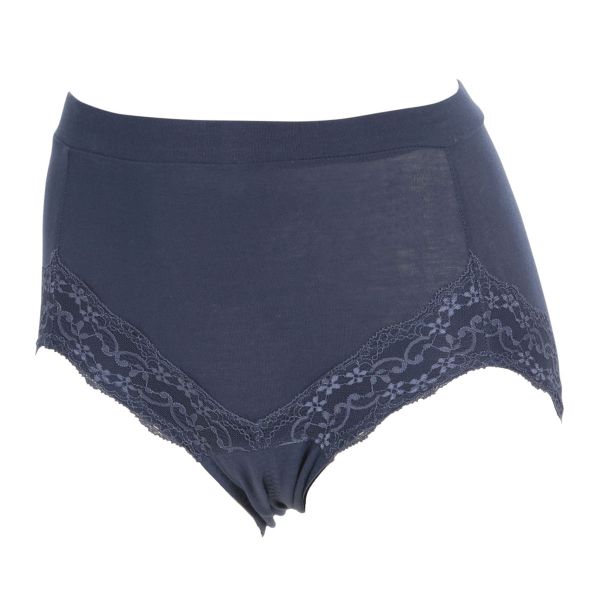 アツギ ATSUGI シーフリー Shefree サニタリーショーツ 足口レース 多い日 生理用 綿混 ウエスト折り返し