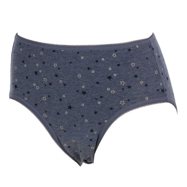 アツギ ATSUGI シーフリー Shefree サニタリーショーツ 星柄 特に多い日 生理用 綿混 ロング防水シート