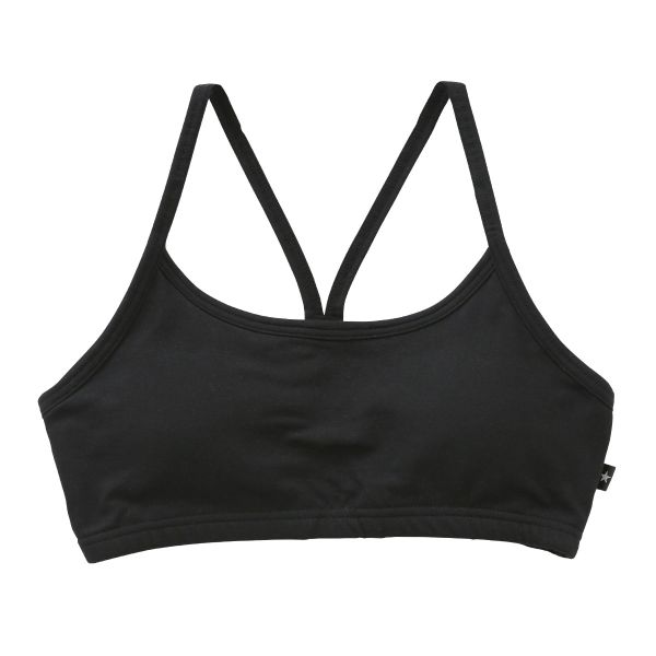 アツギ ATSUGI ステップフィット STEP FIT ハーフトップ ブラジャー パッド付き 綿混 制菌加工 キッズ ジュニア 単品