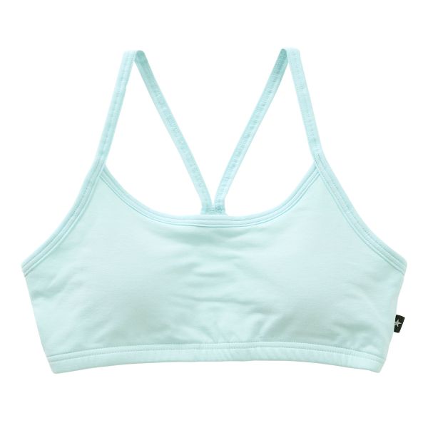 アツギ ATSUGI ステップフィット STEP FIT ハーフトップ ブラジャー パッド付き 綿混 制菌加工 キッズ ジュニア 単品