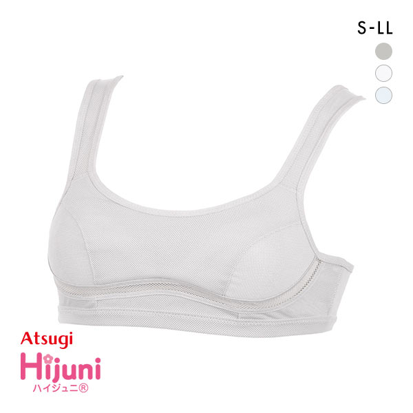 アツギ ATSUGI ハイジュニ Hijuni ムレにくい メッシュ スポーツブラ ジュニア 女の子 単品
