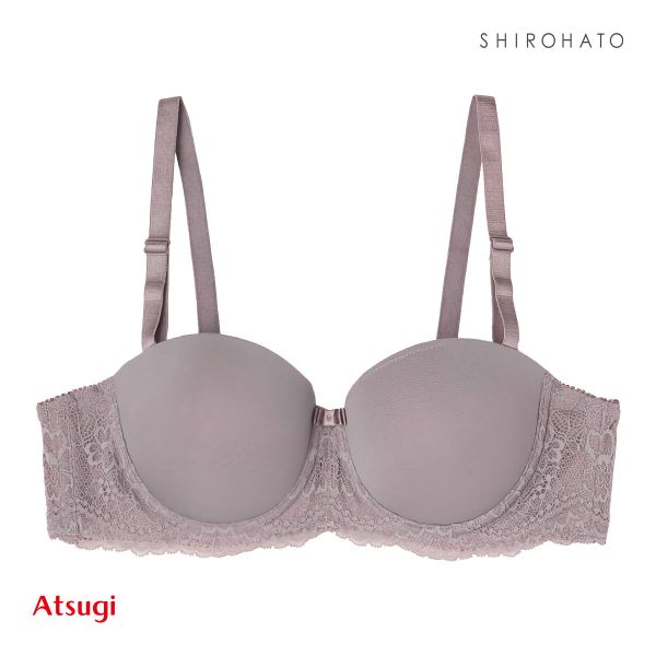 アツギ ATSUGI イーセレクト e-select シームレスブラジャー ハーフカップ ストラップレス対応 単品