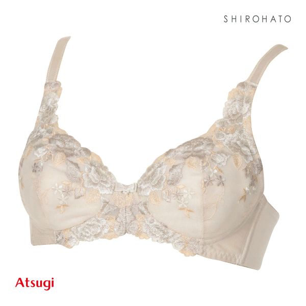 アツギ ATSUGI イーセレクト e-select ふんわり立体カップ ノンワイヤー ブラジャー 単品