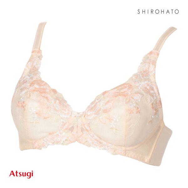 アツギ ATSUGI イーセレクト e-select ふんわり立体カップ ノンワイヤー ブラジャー 単品