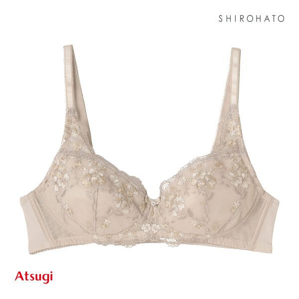 アツギ ATSUGI イーセレクト e-select ふんわり立体カップブラ ノンワイヤー ブラジャー 単品