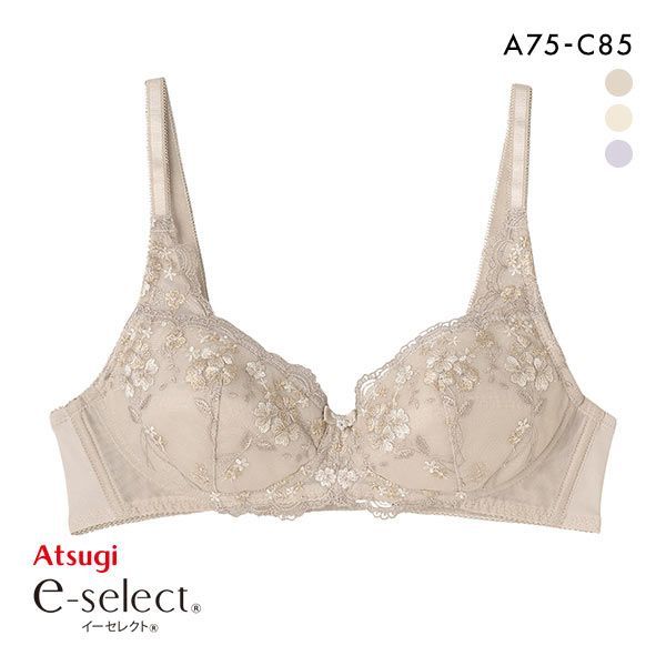 アツギ ATSUGI イーセレクト e-select ふんわり立体カップブラ ノンワイヤー ブラジャー 単品 アツギ ATSUGI イーセレクト e-select ふんわり立体カップブラ ノンワイヤー ブラジャー 単品