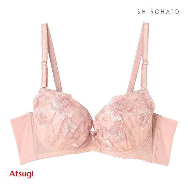 アツギ ATSUGI イーセレクト e-select 脇高 なめらかフィットブラ ソフトワイヤー ブラジャー 単品