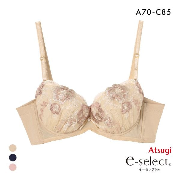 アツギ イーセレクト e-select ラインなめらかブラ ソフトワイヤーブラジャー ATSUGI