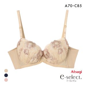 アツギ イーセレクト e-select ラインなめらかブラ ソフトワイヤーブラジャー ATSUGI