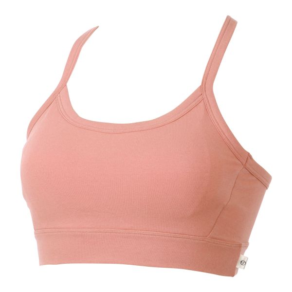 アツギ ATSUGI クリアビューティ アクティブ オーガニックコットン ハーフトップ スポーツブラ Yバック 制菌 抗菌防臭 ウェルネス