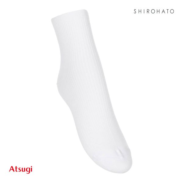 アツギ ATSUGI スクールタイム ハイカット丈 リブソックス キッズ ジュニア 2足組 靴下 学生 綿混 16-26cm