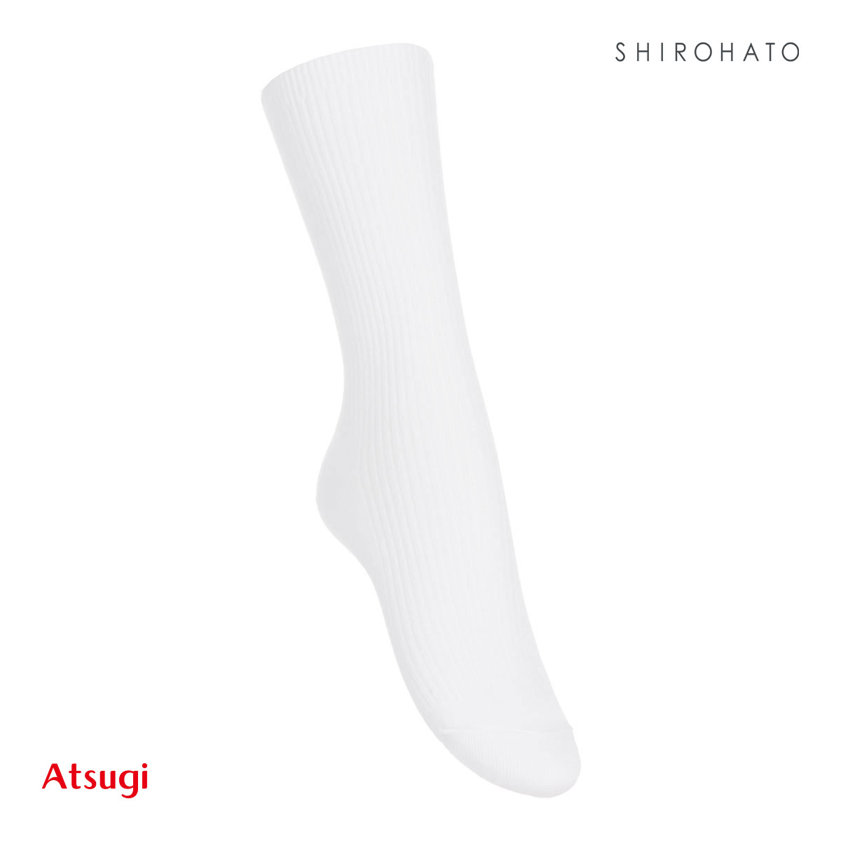 アツギ ATSUGI ソフトフィット リブソックス クルー丈 3足組 しめつけないのにズリ落ちにくい ジュニア キッズ 学生 14-26cm(WH-ホワイト-14-16cm)